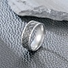 201 Stainless Steel Cross Pattern Finger Rings for Men FS-WGDD078-12-2