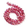 Baking Paint Glass Beads Strands GLAA-H032-05-3