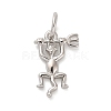 925 Sterling Silver Long-tailed Devil Charms STER-R010-02P-1