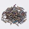 Glass Bugle Beads SEED-E001-12mm-82#-3