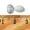 Natural Howlite Cabochons G-A094-01B-60-4
