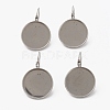 304 Stainless Steel Leverback Earring Findings STAS-L253-005A-P-1