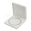Leather Pearl Beaded Necklace Packaging Boxes CON-WH0086-187A-1