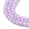 Cubic Zirconia Bead Strands ZIRC-C006-01B-09-4