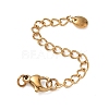 201 Stainless Steel Curb Chain Extender SA-CBA0FDA-01G-14-1