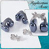 2Pcs Alloy Micro Pave Cubic Zirconia Bowknot Clip AJEW-CP0010-55-5