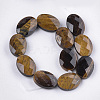 Natural Tiger Eye Beads Strands G-S354-16-2