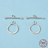 Sterling Silver Toggle Clasps X-STER-A008-37-1