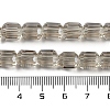 Electroplate Glass Beads Strands GLAA-G112-07C-4