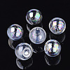 Round Handmade Blown Glass Globe Ball Bottles BLOW-R002-18mm-AB-1