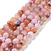 Natural Agate Beads Strands G-M437-C01-01D-2