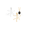 925 Sterling Silver Hollow Charms Cabochon Settings STER-BC0002-37-7