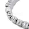 Handmade Lampwork Chevron Beads Strands LAMP-K041-01B-11-4