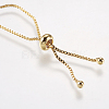 Adjustable Brass Bolo Bracelets BJEW-I240-01G-02-4
