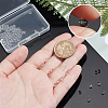 100Pcs Natural Quartz Sphere Beads G-NB0005-51A-4