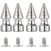 20Pcs Zinc Alloy Spikes Screwback Studs FIND-GF0008-53B-7