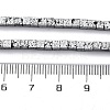 Electroplated Natural Lava Rock Beads Strands G-A256-B01-02E-4