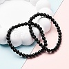 Natural Rainbow Obsidian Stretch Bracelets BJEW-F315-6mm-5