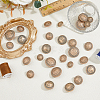 30Pcs 5 Styles Zinc Alloy Buttons BUTT-FH0001-016AG-4