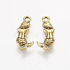 Tibetan Style Alloy Mermaid Pendants TIBEP-5402-AG-FF-2