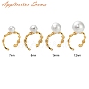 Brass Cuff Finger Ring Settings LS-KK-L219-15A-G-4