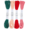 4 Skeins 4 Colors 6-Ply Cotton Embroidery Floss EMBR-WH20001-003B-1
