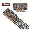 Ethnic style Embroidery Polyester Ribbons OCOR-WH0079-25A-2