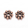 Alloy Daisy Spacer Beads PALLOY-L166-31-2