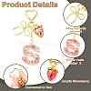Alloy & Resin Pendant Decorations HJEW-YW00401-05-4