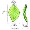 Transparent Acrylic Pendants TACR-YW0001-63-4