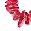 Natural Quartz Crystal Beads Strands G-F800-E10-3