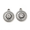 Rack Plating Alloy Rhinestone Pendants PALLOY-P289-55AS-01-2