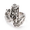 Dragon Wide Band Rings for Men RJEW-F126-08AS-2