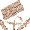 Flower Polyester Trim Ribbon OCOR-GF0001-17A-1
