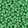 Frosted Opaque 6/0 Glass Seed Beads SEED-R029-4mm-A10-1