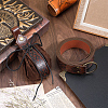 Men's Viking PU Leather Belt Chain with Belt Pouch Renaissance DIY-WH0504-46A-4