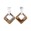 Imitation Gemstone Style Acrylic Dangle Earrings EJEW-JE03380-2