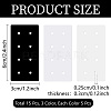 15Pcs 3 Colors Acrylic Earring Organizer Display Stands EDIS-WH20015-004-2