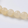Natural Topaz Jade Beads Strands X-G-G515-6mm-03A-3