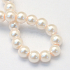 Baking Paint Pearlized Glass Pearl Round Bead Strands X-HY-Q003-6mm-41-4