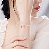 1000Pcs Transparent Acrylic Pendants MACR-SP0001-11-6
