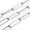 Tarnish Resistant 304 Stainless Steel Paperclip Chains CHS-L022-02C-2