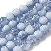 Crackle Glass Beads Strands GLAA-U001-8mm-14-1