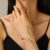 Snake Alloy Cuff Bangles & Cuff Rings Sets FS-WG6CA5E-01-1