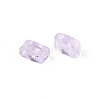 2-Hole Transparent Glass Seed Beads SEED-N004-002-C01-8