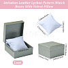 Paper Covered ABS Plastic Storage Boxes for Watches CON-WH20005-10A-2