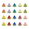 Craftdady 100Pcs 10 Colors Transparent Enamel Acrylic Beads TACR-CD0001-10-1