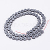 Non-magnetic Synthetic Hematite Beads Strands G-P341-20F-6x2mm-2