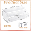 3-Tier Acrylic Nail Polish Bottle Organizer Display Riser Stands ODIS-WH0043-189C-2