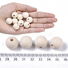Natural Unfinished Wood Beads WOOD-S651-A16mm-LF-4